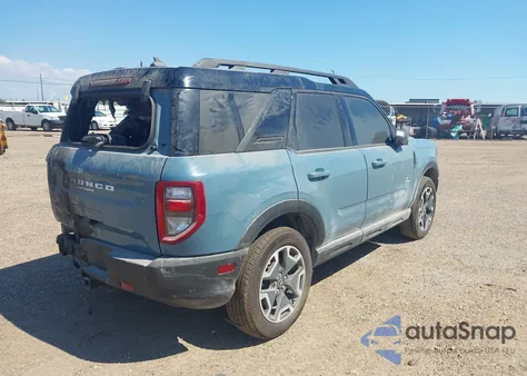 2023 Ford Bronco Sport Outer Banks z USA, uszkodzony, nr VIN 3FMCR9C68PRD15478